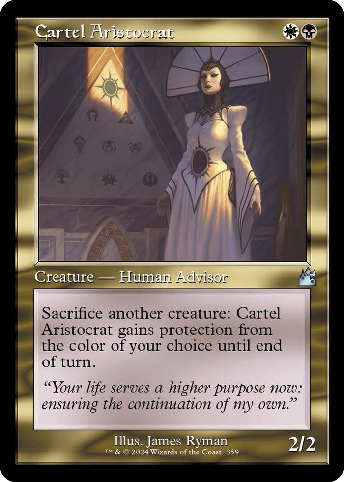 Cartel Aristocrat (Retro Frame) #359 U - Ravnica Remastered Pokemon card