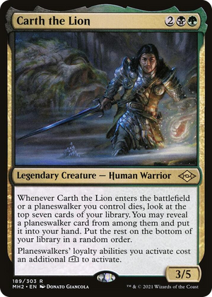 0189 Carth the Lion R Modern Horizons 2