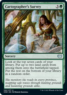 0190 Cartographer's Survey U Innistrad: Crimson Vow