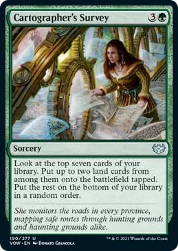 0190 Cartographer's Survey U Innistrad: Crimson Vow