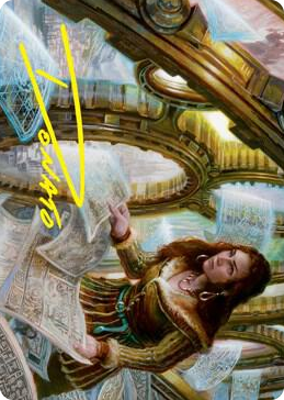 0051 Cartographer's Survey Art Card (Gold-Stamped Signature) S Art Series: Innistrad: Crimson Vow