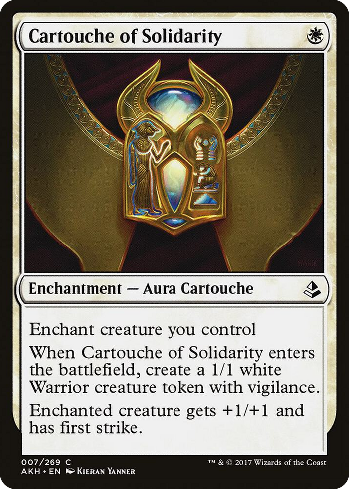 Cartouche of Solidarity #7 C - Amonkhet Pokemon card