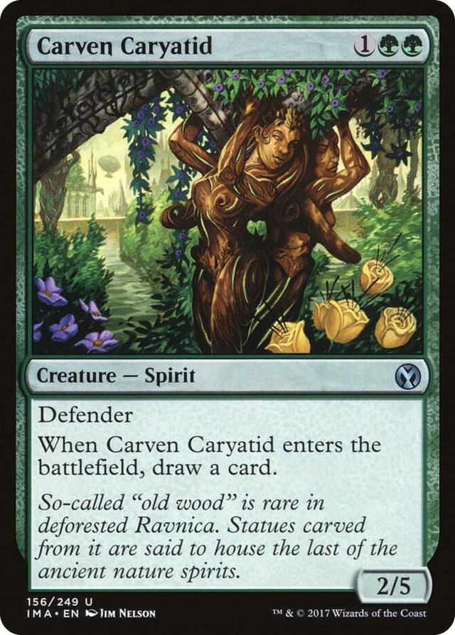 0156 Carven Caryatid U Iconic Masters