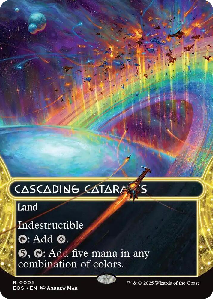 0005 Cascading Cataracts (0005) (Borderless) R Edge of Eternities: Stellar Sights