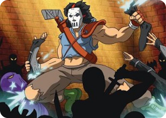 0028 Casey Jones, Vigilante Art Card S Art Series: Teenage Mutant Ninja Turtles
