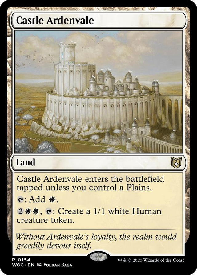 0154 Castle Ardenvale R Commander: Wilds of Eldraine