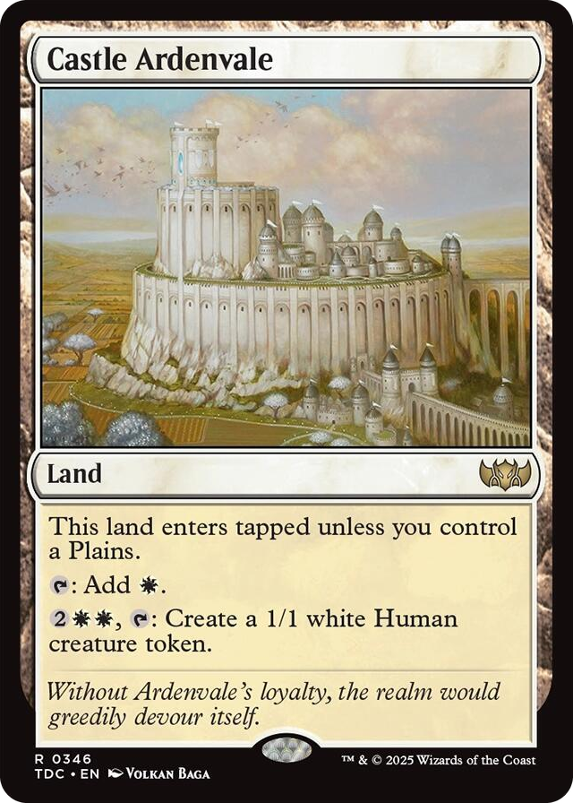 0346 Castle Ardenvale R Commander: Tarkir: Dragonstorm