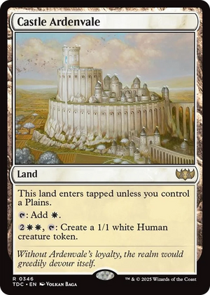 0346 Castle Ardenvale R Commander: Tarkir: Dragonstorm