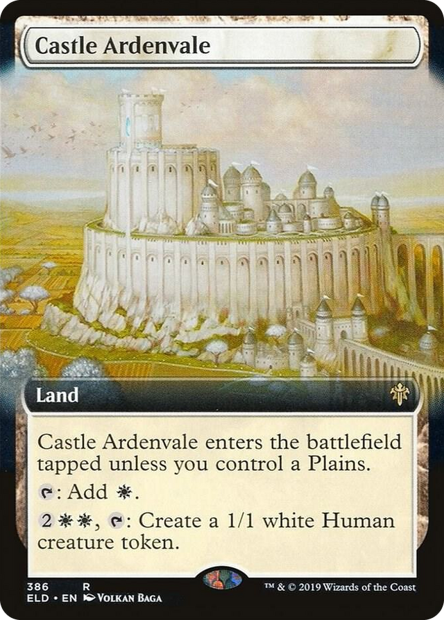 0386 Castle Ardenvale (Extended Art) R Throne of Eldraine