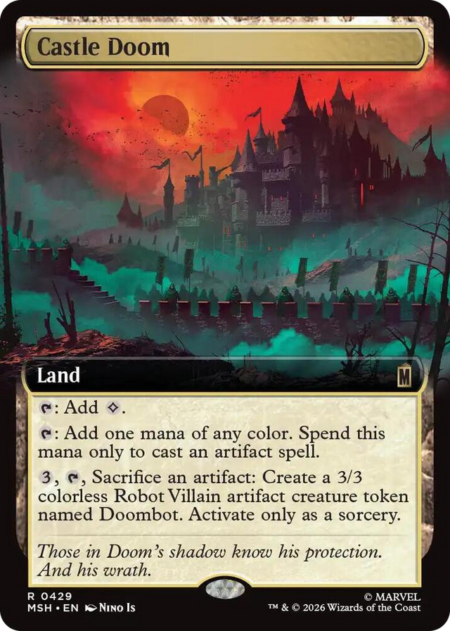 0429 Castle Doom (Extended Art) R Marvel Super Heroes