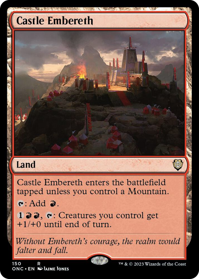 0150 Castle Embereth R Commander: Phyrexia: All Will Be One