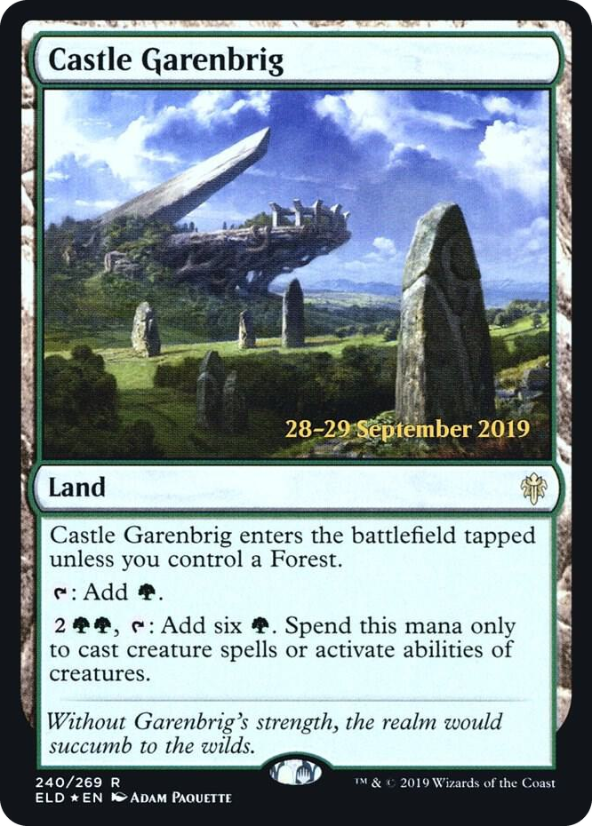 0240 Castle Garenbrig R Prerelease Cards