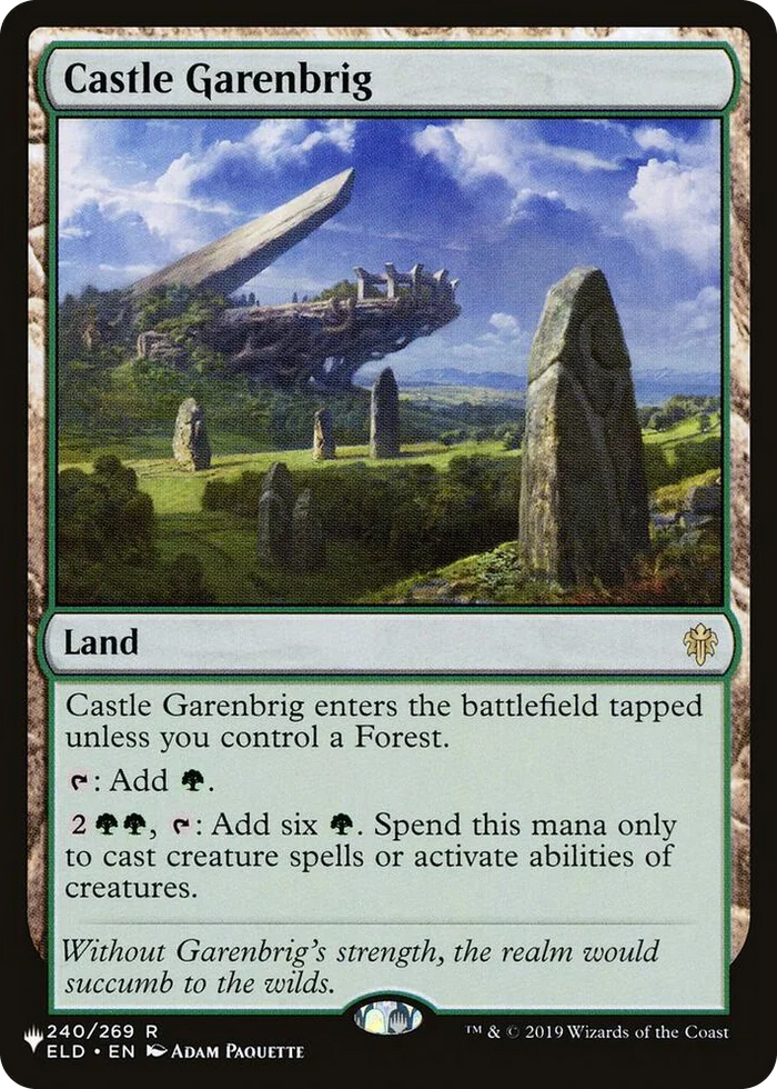 0240 Castle Garenbrig R The List Reprints