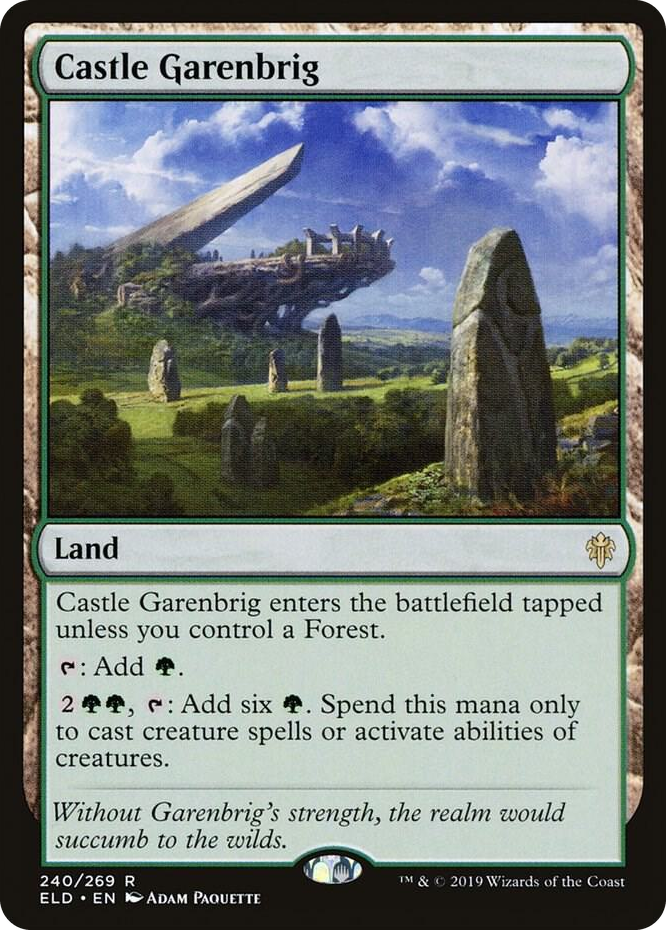 0240 Castle Garenbrig R Throne of Eldraine