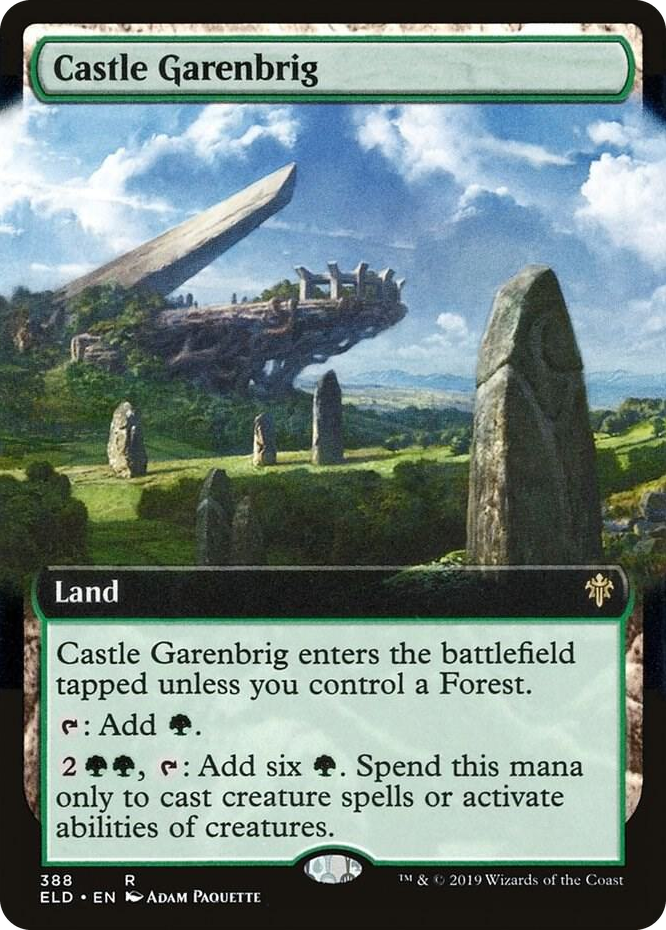 0388 Castle Garenbrig (Extended Art) R Throne of Eldraine