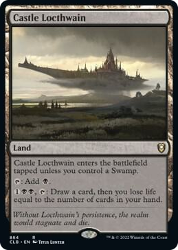 Castle Locthwain #884 R - Commander Legends: Battle for Baldur's Gate Pokemon card