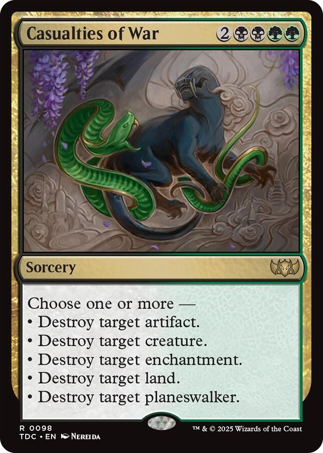 0098 Casualties of War R Commander: Tarkir: Dragonstorm