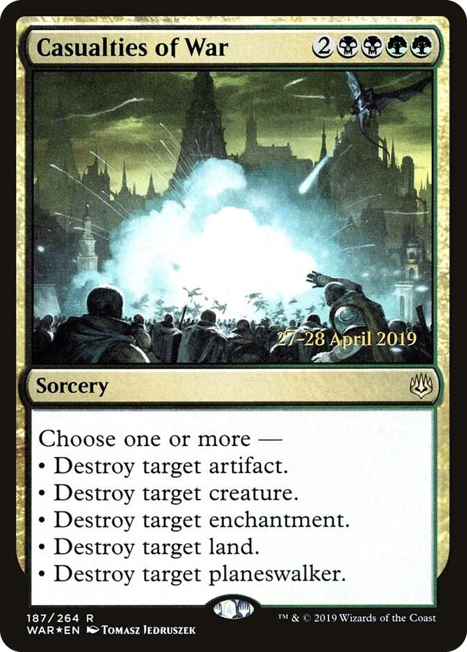 0187 Casualties of War R Prerelease Cards