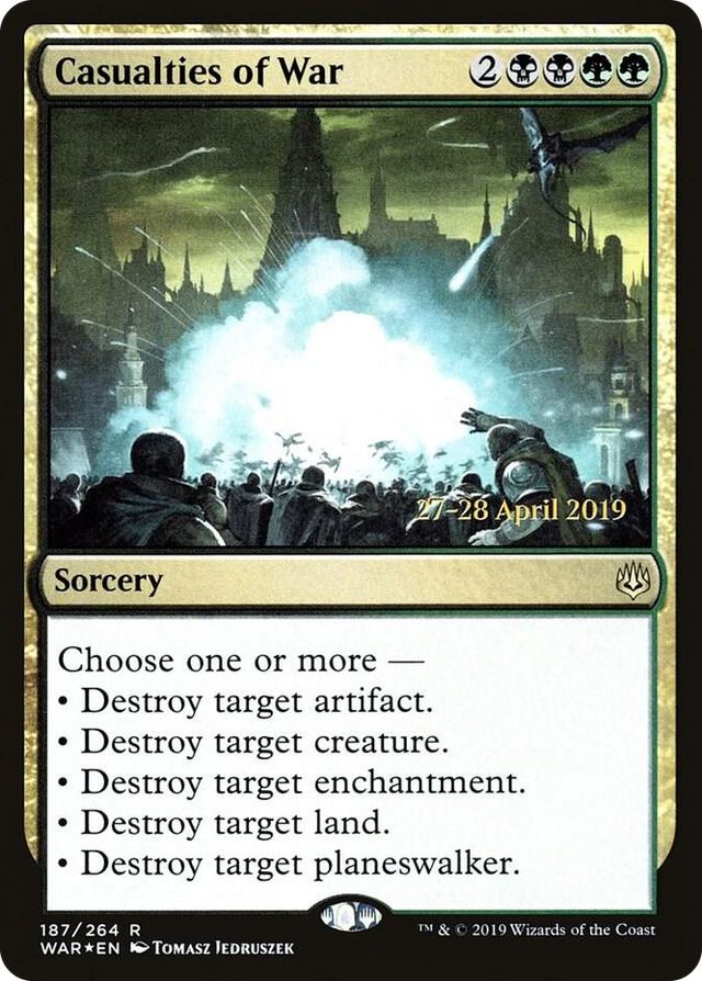 0187 Casualties of War R Prerelease Cards