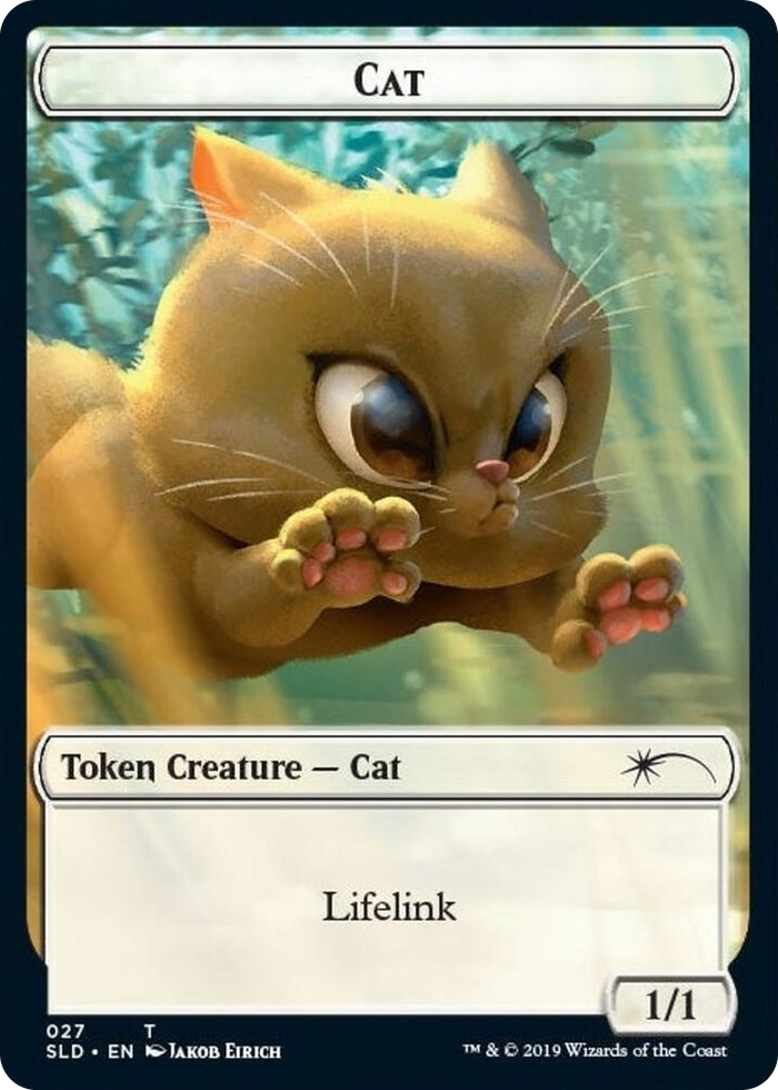 Cat (027) // Cat (028) Double-sided Token #27 T - Secret Lair Drop Series Pokemon card
