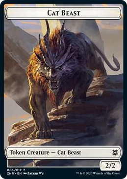 0003 Cat Beast Token T Zendikar Rising