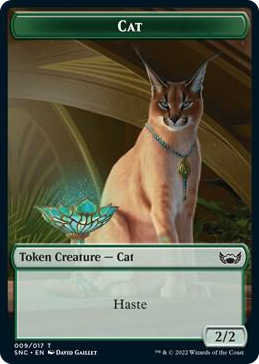 0009 Cat // Citizen Double-Sided Token T Streets of New Capenna