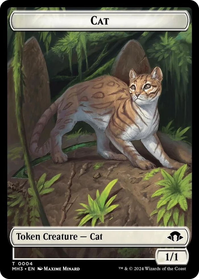 0004 Cat // Energy Reserve Double-Sided Token T Modern Horizons 3