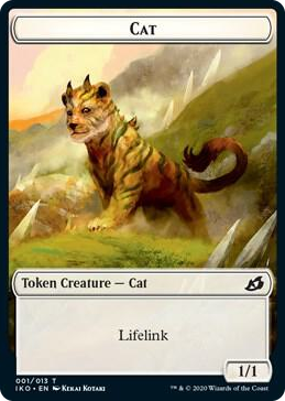 0001 Cat // Human Soldier (003) Double-Sided Token T Lair of Behemoths