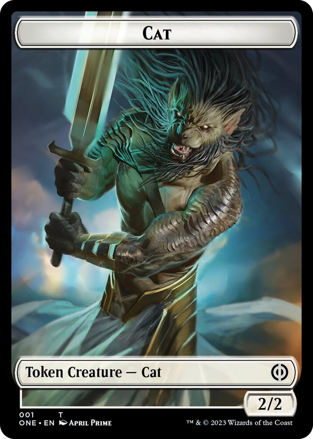 0001 Cat Token T Phyrexia: All Will Be One