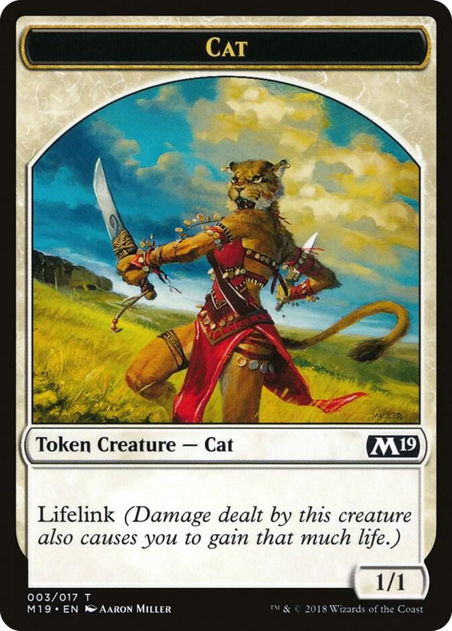 0003 Cat Token T Core Set 2019