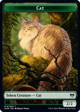 0014 Cat Token T Kaldheim