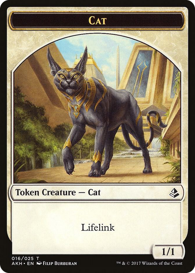 0016 Cat Token T Amonkhet