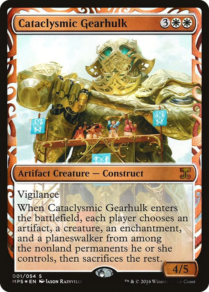 Cataclysmic Gearhulk #1 M - Masterpiece Series: Kaladesh Inventions Pokemon card