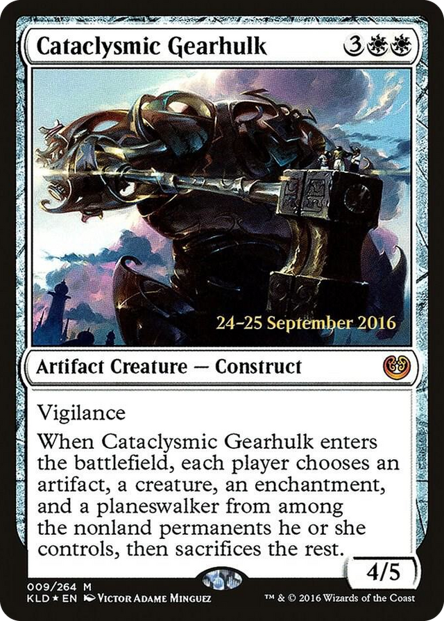 0009 Cataclysmic Gearhulk M Prerelease Cards