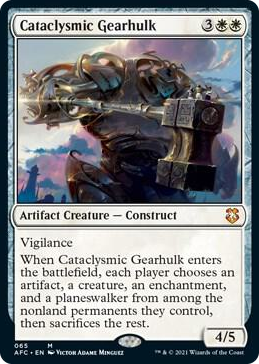 0065 Cataclysmic Gearhulk M Commander: Adventures in the Forgotten Realms