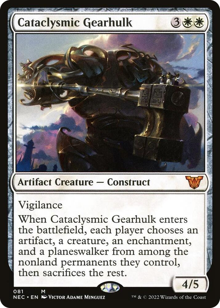 0081 Cataclysmic Gearhulk M Commander: Kamigawa: Neon Dynasty