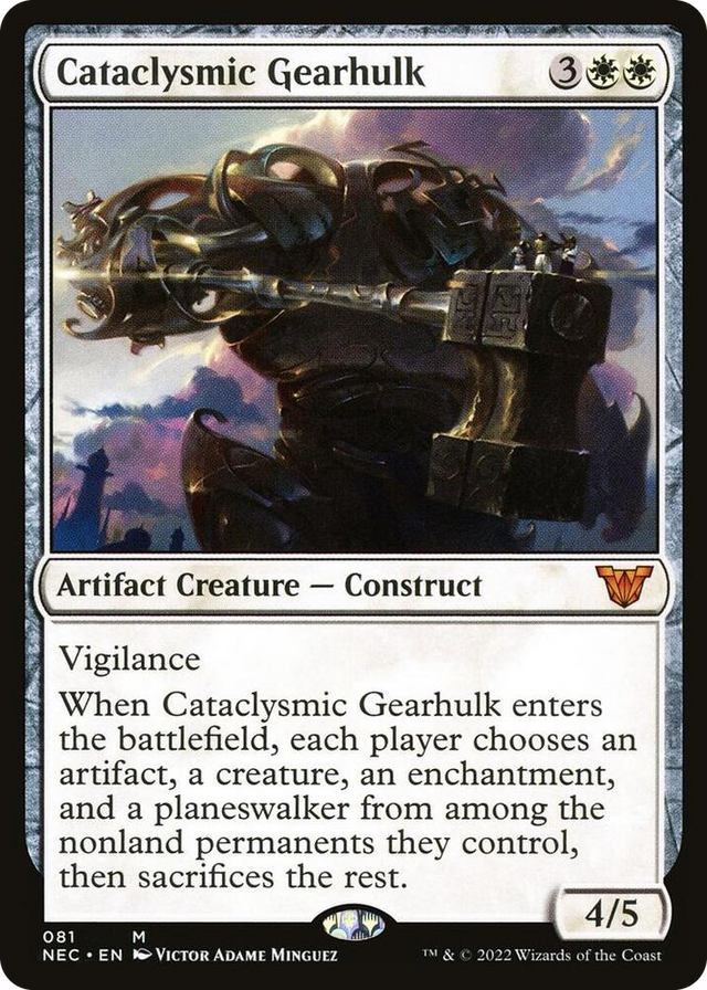 0081 Cataclysmic Gearhulk M Commander: Kamigawa: Neon Dynasty
