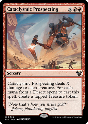 0024 Cataclysmic Prospecting R Commander: Outlaws of Thunder Junction