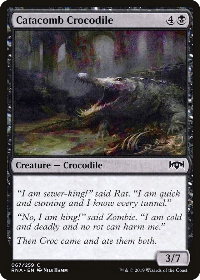 0067 Catacomb Crocodile C Ravnica Allegiance