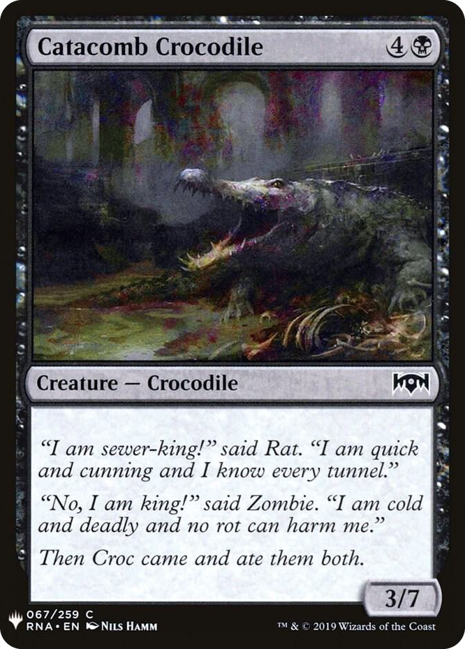 0067 Catacomb Crocodile C The List Reprints