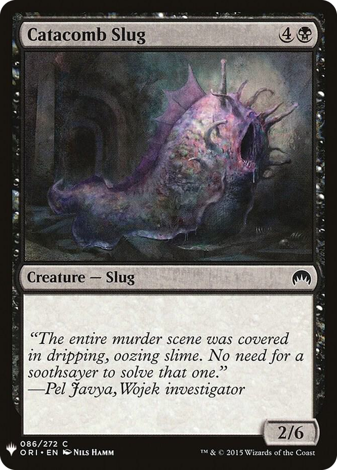0086 Catacomb Slug C The List Reprints