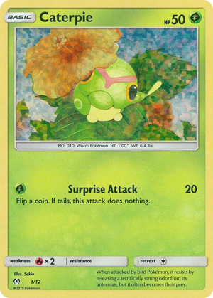 0001 Caterpie Promo McDonald's Promos 2019