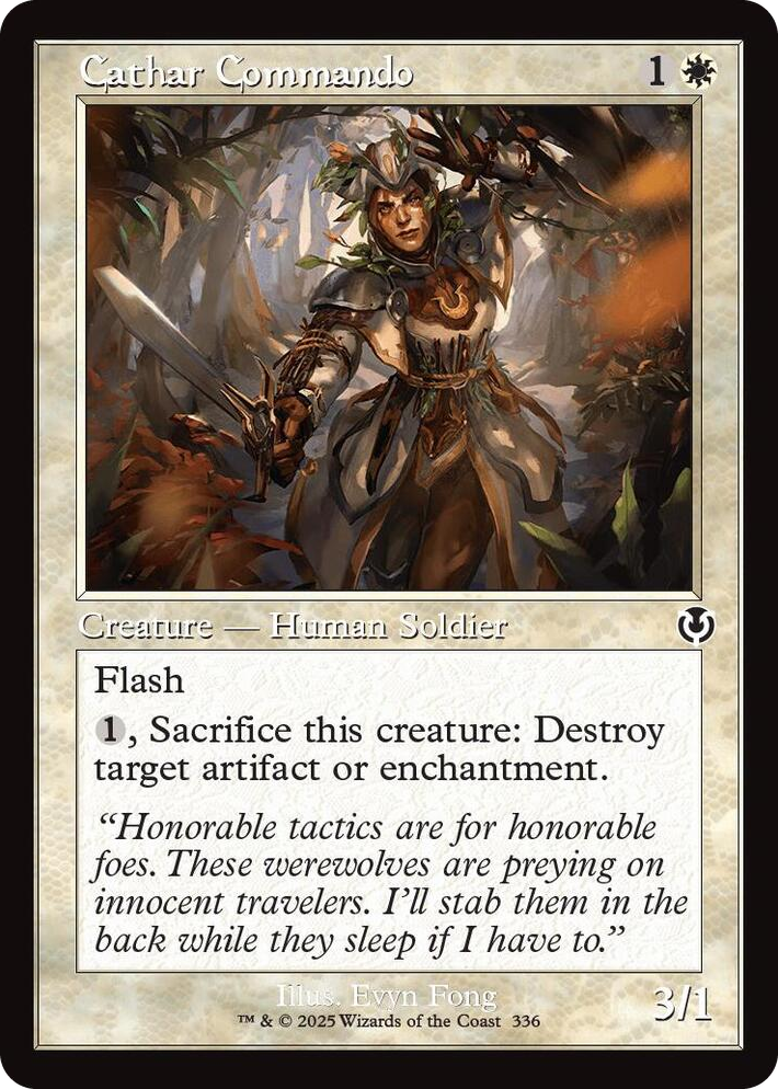 0336 Cathar Commando (Retro Frame) C Innistrad Remastered