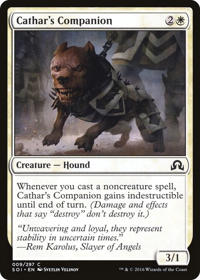 Cathar's Companion #9 C - Shadows over Innistrad Pokemon card