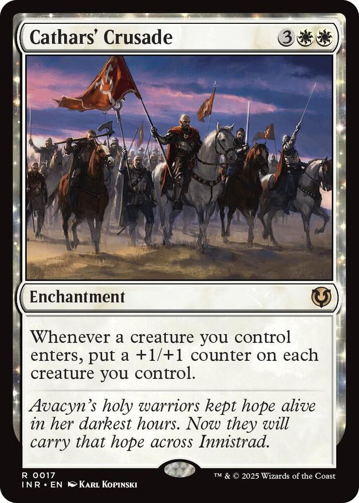 0017 Cathars' Crusade R Innistrad Remastered