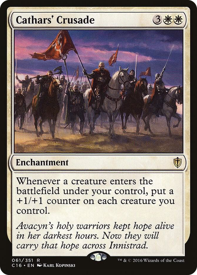 Cathars' Crusade #61 R - Commander 2016 Pokemon card