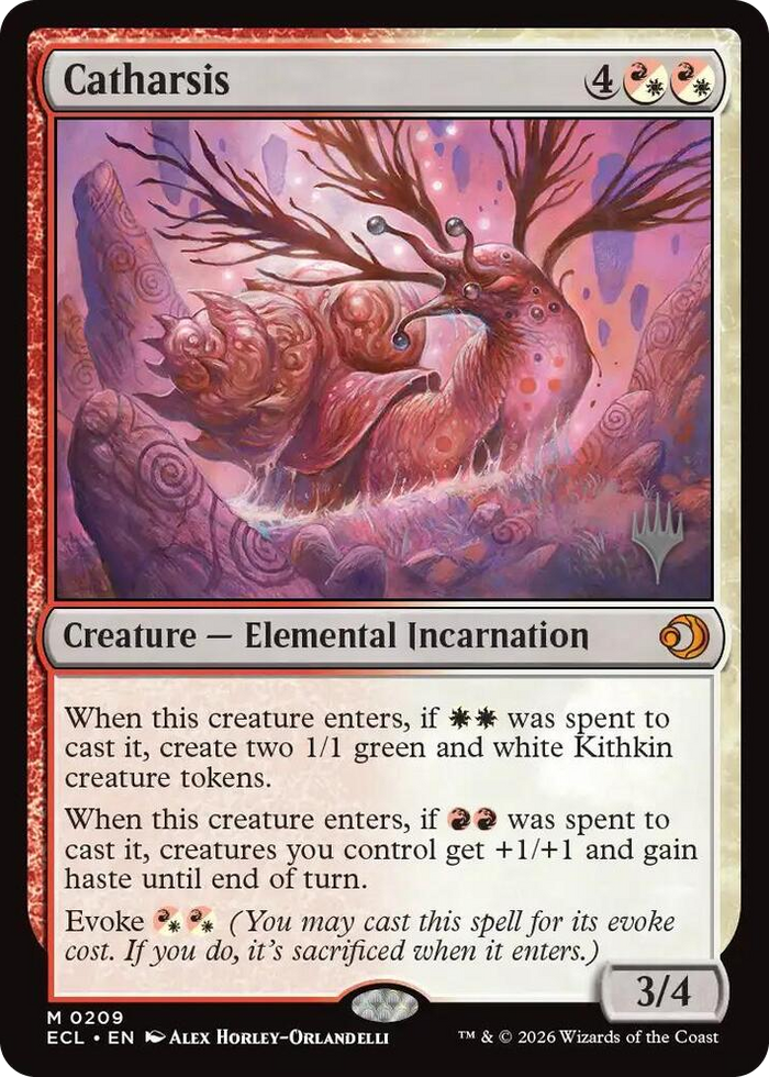 Catharsis #209 M - Promo Pack: Lorwyn Eclipsed Pokemon card