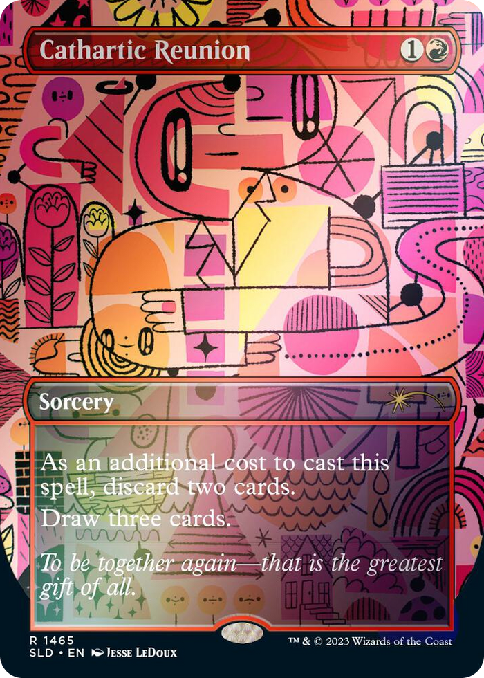 Cathartic Reunion (1465) (Rainbow Foil) #1465 R - Secret Lair Drop Series Pokemon card