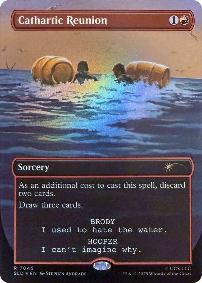 Cathartic Reunion (7045) (Rainbow Foil) #7045 R - Secret Lair Drop Series Pokemon card