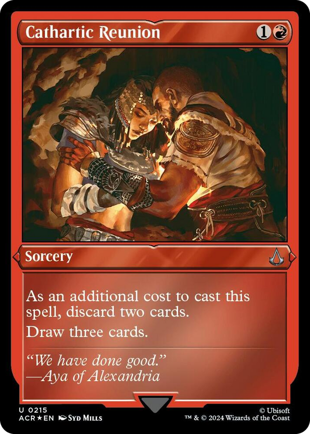 0215 Cathartic Reunion (Foil Etched) U Universes Beyond: Assassin's Creed